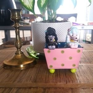 Ruby Poodle 3pc Salt/Pepper Set by Babs